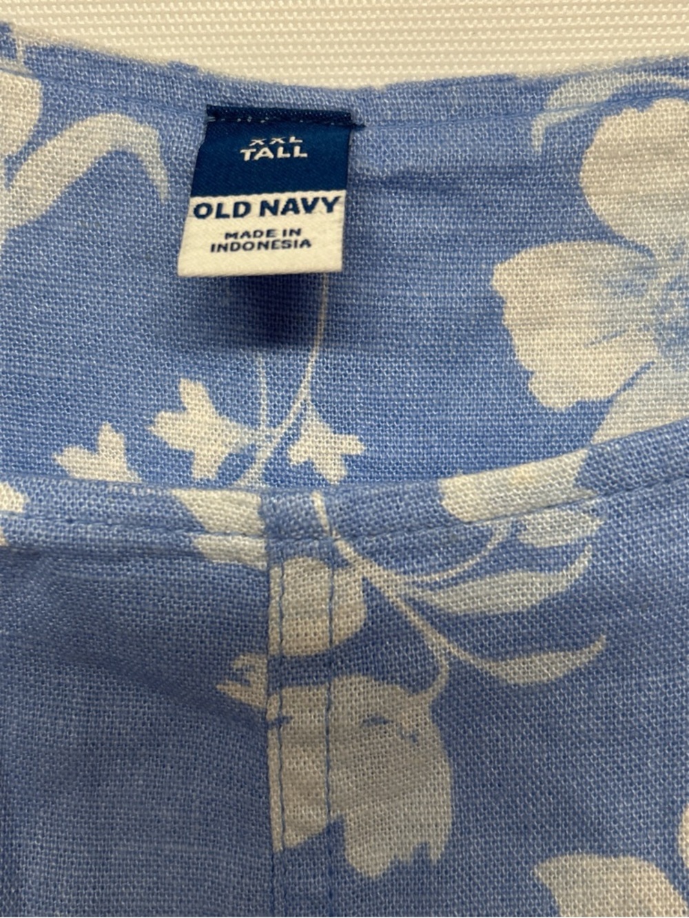 Old Navy Light Blue and White Floral Dress - Picture 3 of 5